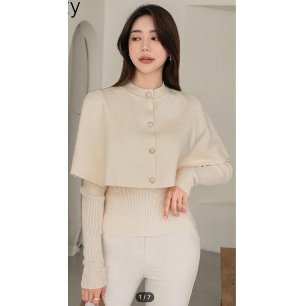 SHEIN - Dazy Brand Elegant Cream Sweater
